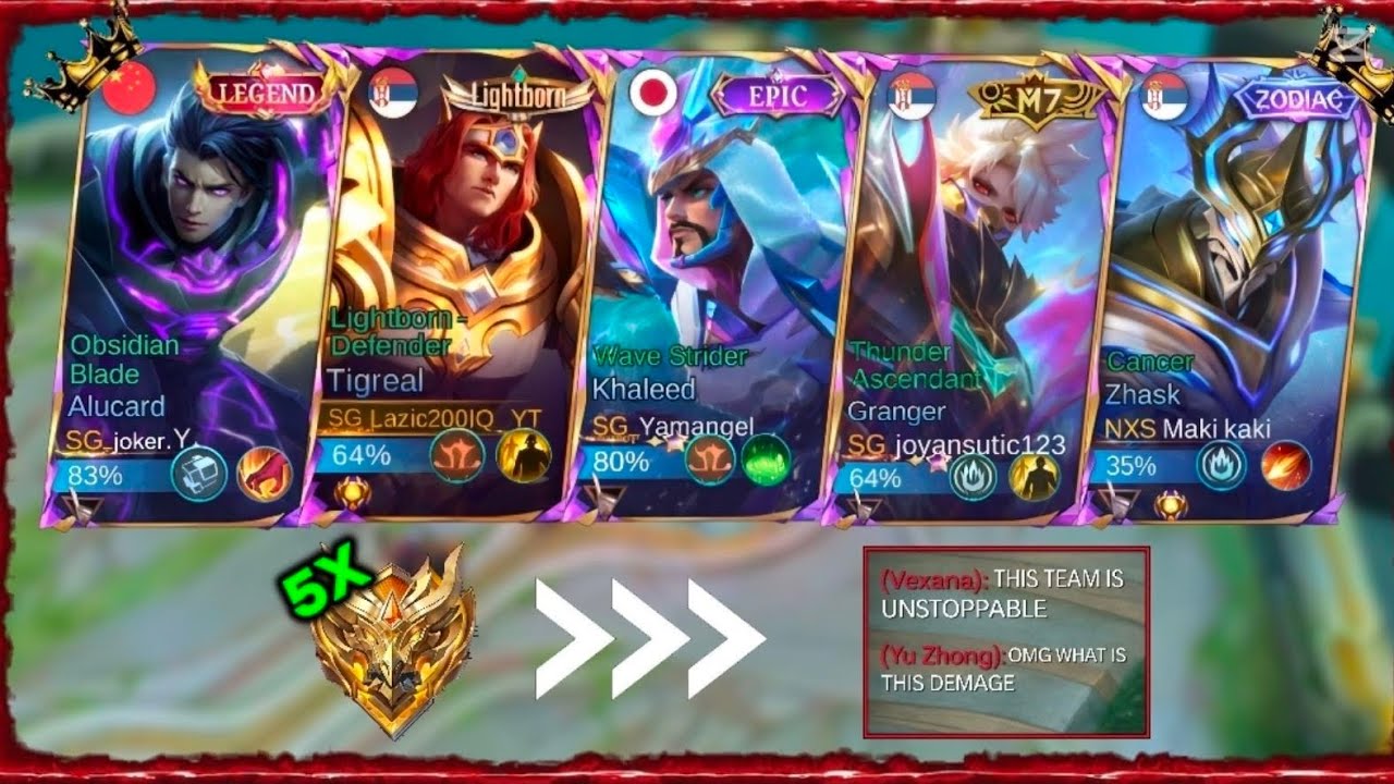 TRY HARD AND DOMINATING IN A MYTHIC RANK  WITH 5Q MAN 😱😱😱