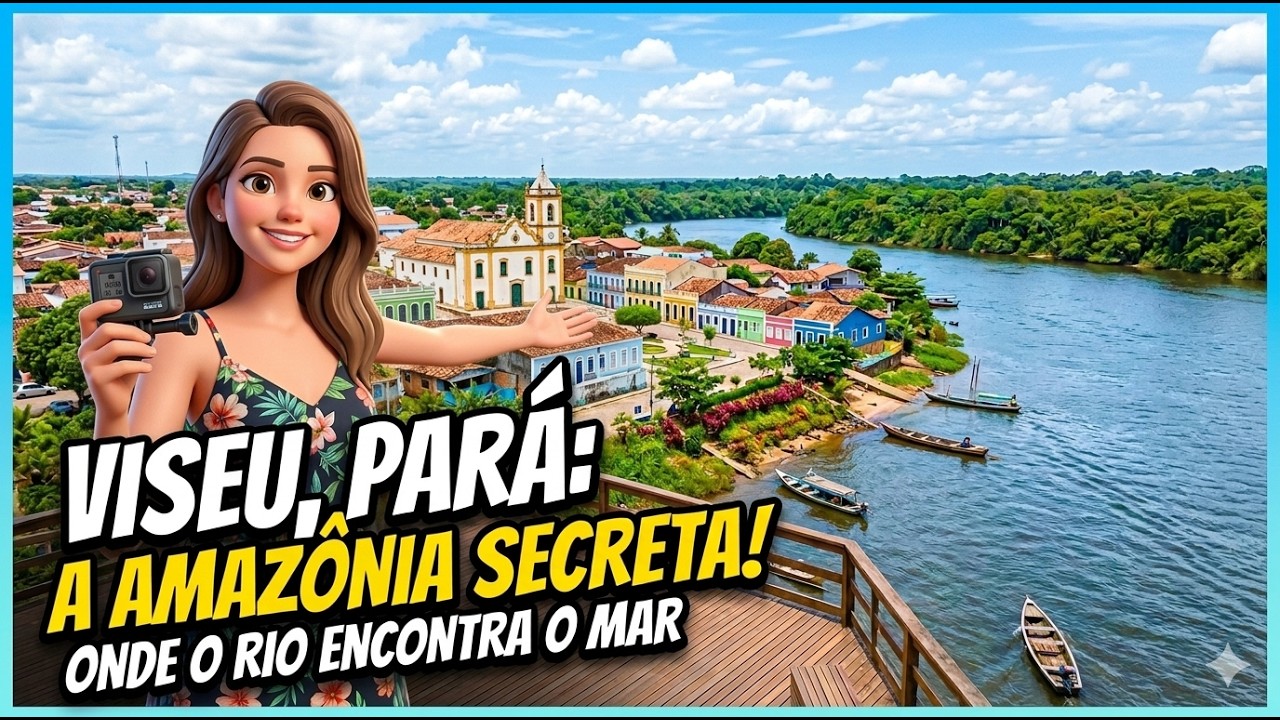 "VISEU-PARÁ: A Cidade Onde o Rio Beija o Mar na Divisa com o Maranhão! 🌊"