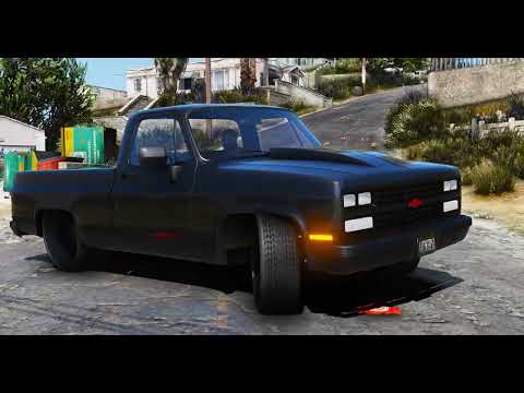 (PC) GTA V CAR SHOWCASE 89 C10 "DARTH MAUL" On SD FOGED VICTORY BIG CAP's