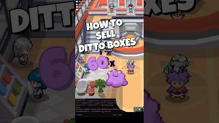 🟪 HOW TO SELL DITTO BOXES 🟪 POKEMMO BEGINNERS GUIDE 🟪  #pokemmo #pokemon #pokémmo #SPENTOP