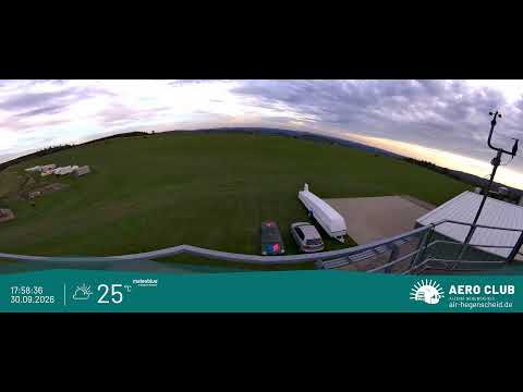 Flugplatz-Webcam des AERO-CLUB Altena-Hegenscheid e.V.