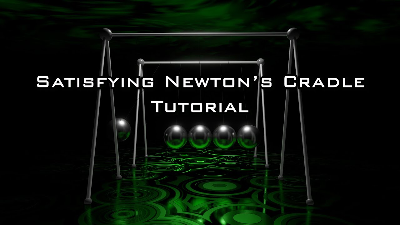 Satisfying Looping Newton's Cradle - Blender Tutorial - YouTube
