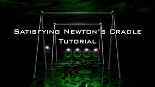 Satisfying Looping Newton's Cradle - Blender Tutorial