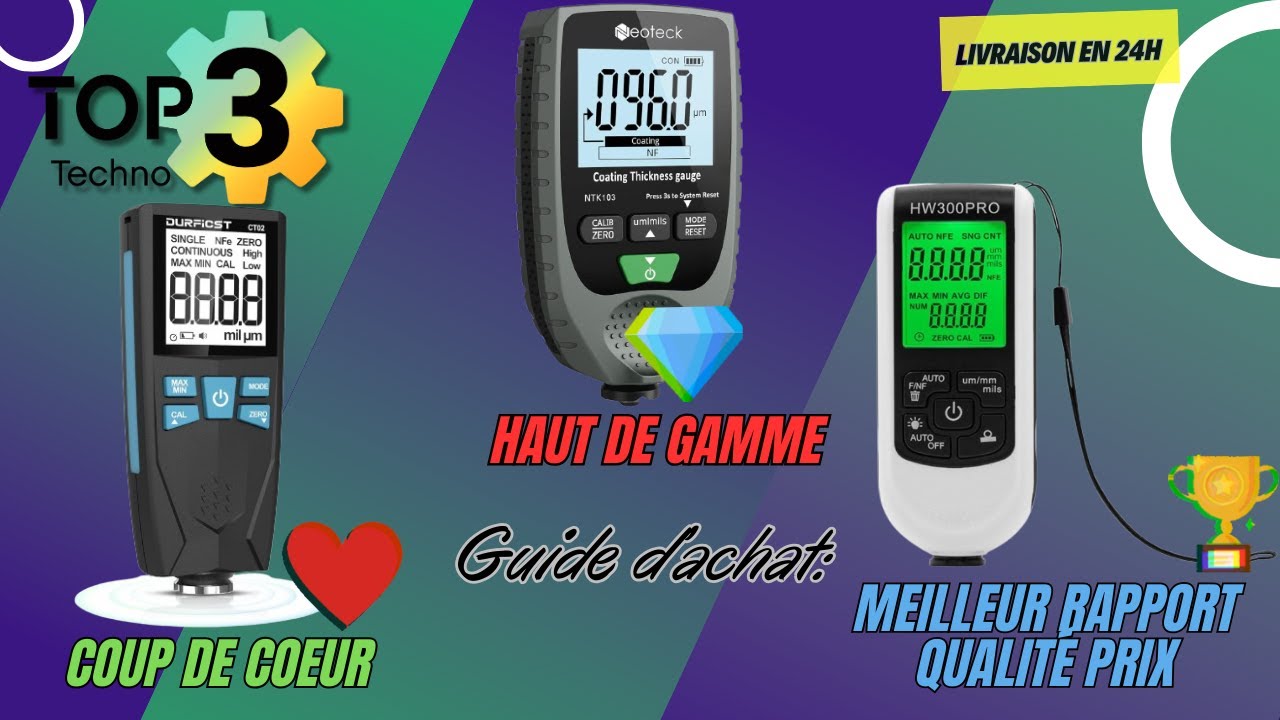 Neoteck, Mcbazel ou DURFICST ? Découvrez LE Meilleur Testeur de Peinture pour Votre Voiture en 2025