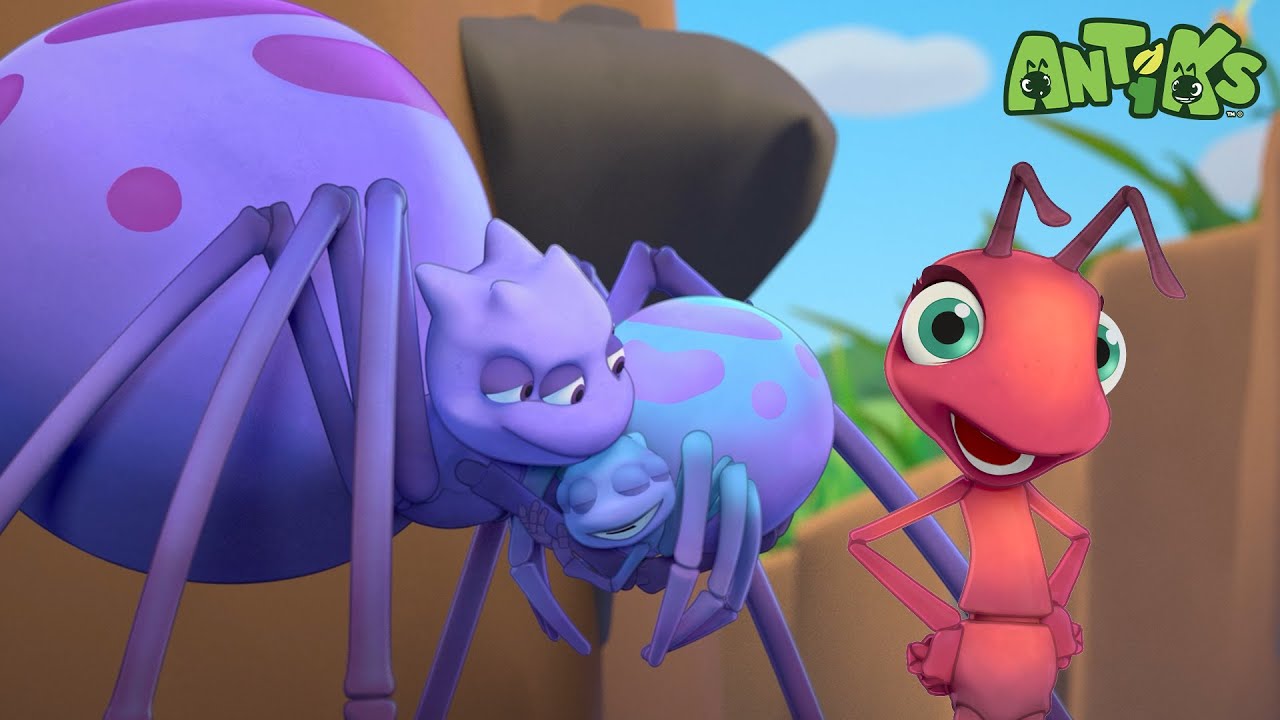 Menolong Bayi Laba-Laba | ANTIKS Indonesia | Kartun Anak | Petualangan Semut ANTIKS