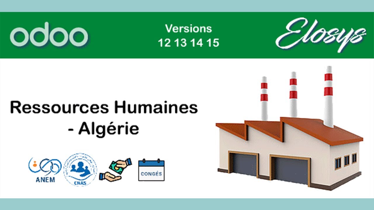 odoo Elosys - Fiche de paie avec congé ou absence