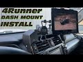 4Runner Overland Dash Mount - tablet, cell phone and ham radio mount