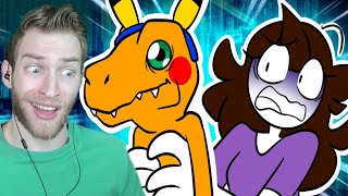 THIS IS DIGIMON?!?! Reacting to 'Pokemon Fan plays Digimon and hated it' by Jaiden Animations