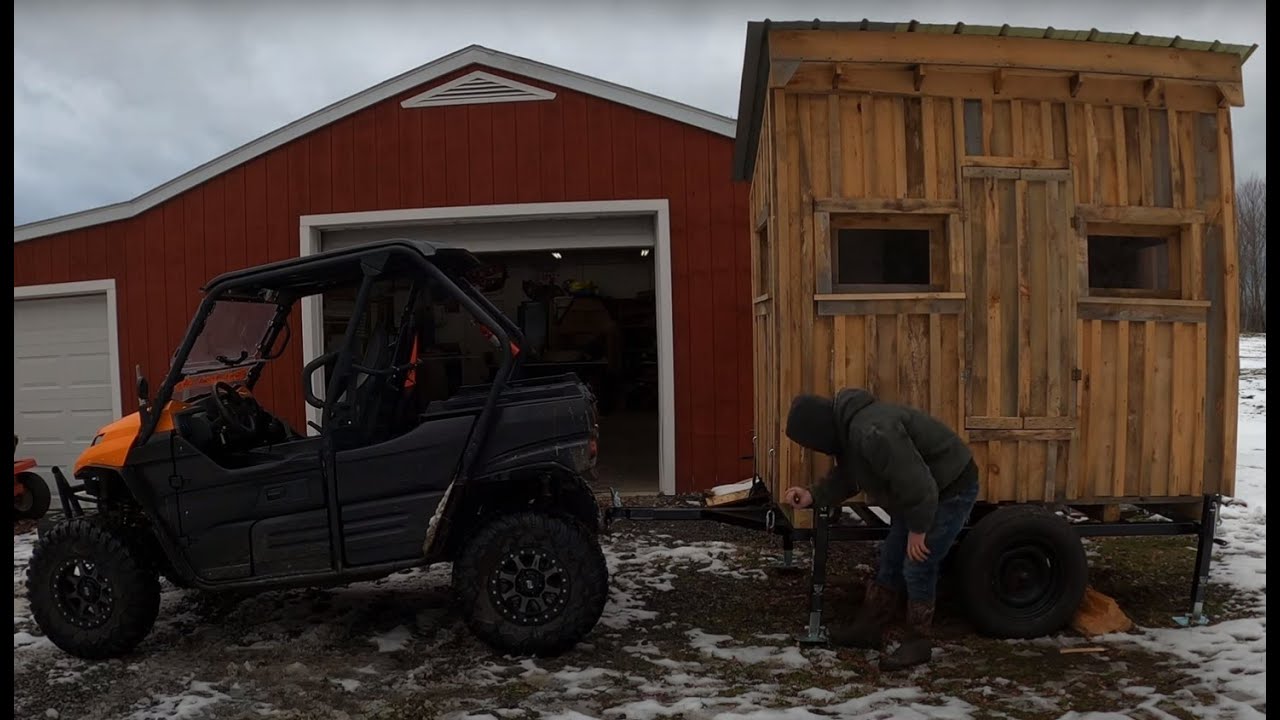 Создание мобильной охотничьей засидки от начала до конца