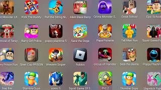 Grimace Monster Scary Survival,Barry's Prison Run,Squid Survival Challenge,Circus of Monster,Roblox screenshot 3
