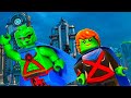 Martian Manhunter vs Miss Martian Race!!! in Lego DC Super Villains