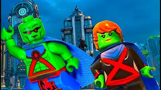 Martian Manhunter vs Miss Martian Race!!! in Lego DC Super Villains