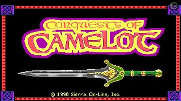 Conquests of Camelot gameplay (PC Game, 1990)