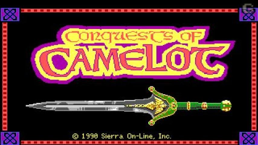 Conquests of Camelot gameplay (PC Game, 1990)