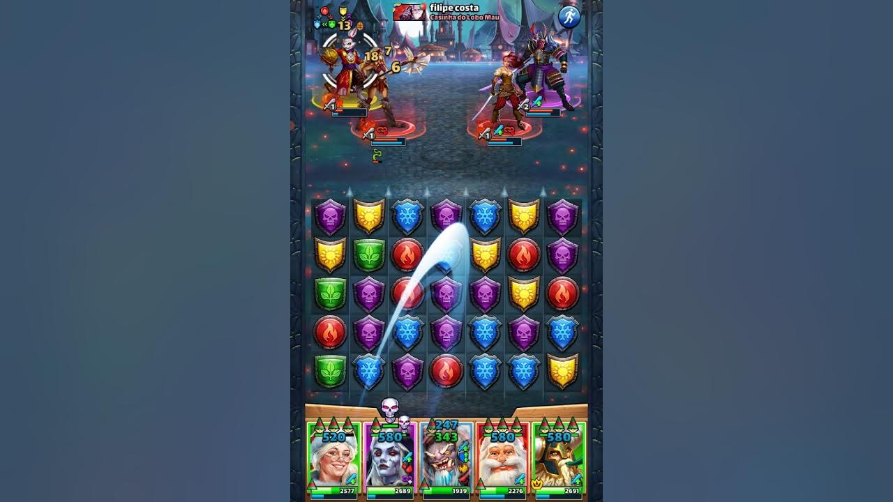 Empire and puzzles Krampus and family battle!! YouTube