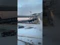 Deicing in Stockholm Sweden.