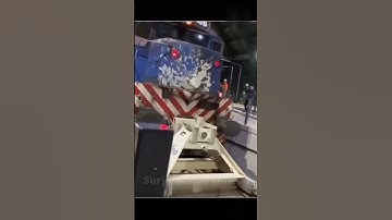 System of Train Buffer Stops 🤯#technology #facts #shorts