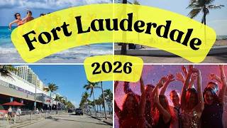 Fort Lauderdale Beach Spring Break 2026 | Driving Tour of A1A