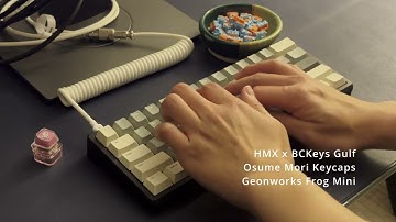 HMX Gulf Typing Sound Test ASMR