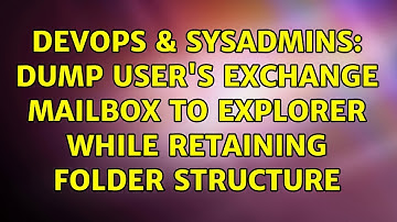 DevOps & SysAdmins: Dump user