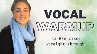 Vocal Warmup  Warm Up with Me! (Not lesson style: Straight through exercises)