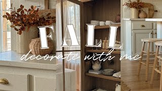 2023 FALL DECORATE WITH ME ✨ || Kitchen Decorating Ideas, Shelf Fall Styling