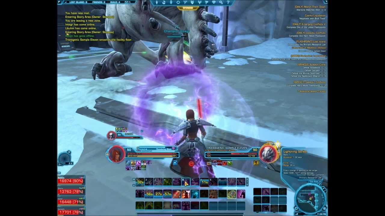 SWTOR Victory Downs Transgenic Sample Eleven HM in Lost Island
