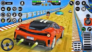 crazy ramp car stunt master 3d - impossible stunt car Aindord gamepaly screenshot 3