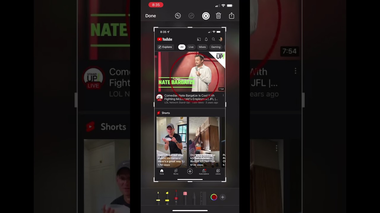 Iphone hack draw perfect circles and arrows youtube