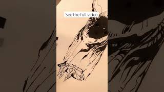 Drawing with the pilot parallel pen #drawing #dessin #dibujo #sketching #pendrawing