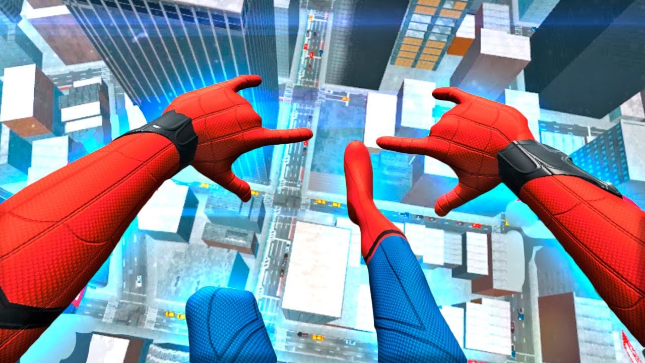 Vr пауки. Симулятор человека паука 3д. Человек паук виртуальная реальность. Человек паук виар. Человек паук симуляция.