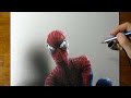 Drawing Time Lapse: The Amazing Spider-Man portrait, fan Art