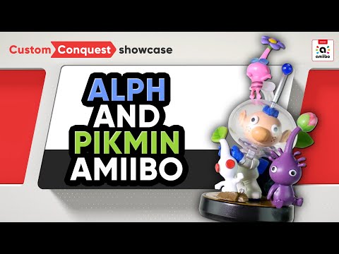 Alph & Pikmin amiibo - Custom Conquest