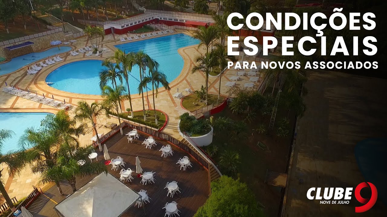 CLUBE 9 DE JULHO INDAIATUBA CONDIÇÕES ESPECIAIS PARA NOVOS ASSOCIADOS YouTube CLUBE 9 DE JULHO INDAIATUBA CONDIÇÕES ESPECIAIS PARA NOVOS ASSOCIADOS YouTube
