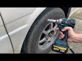 Makita DTW285 impact wrench copy torque test review.