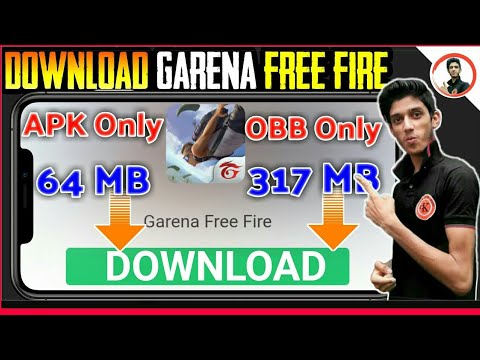 How To Download  Garena Free  Fire  Apk ONLY 64 MB  Obb 