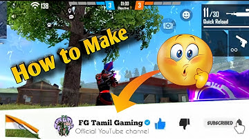 How To Make Subscribe Animation | Subscribe Animation Like Ruok FF | Subscribe bell button