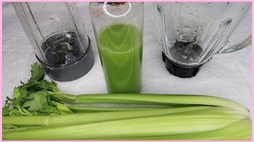 TWO WAYS TO MAKE CELERY JUICE WITHOUT A JUICER | NO WATER ADDED