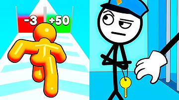 Tall Man Run vs Thief Puzzle 🧿🔥 Max Level Gameplay Walkthrough Android iOS Q9L2