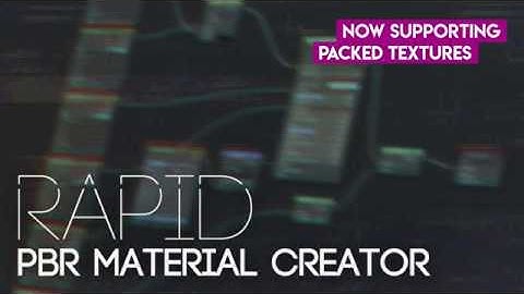 Rapid PBR Material Creator - Blender 3D 2.8 Addon