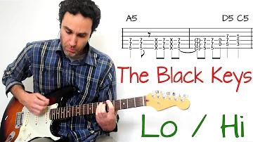 The Black Keys - Lo/Hi - Guitar lesson / tutorial / cover with tablature