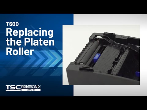 Printronix Auto ID T600 Desktop Printer: Replacing the Platen Roller
