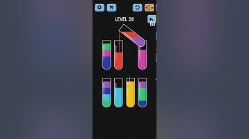 Water Color Sort Level 31 32 33 34 35 36 37 38 39 40 WalkThrough Solution Gameplay