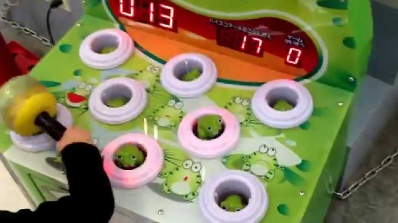 カエル叩きゲーム！子供ゲーム！ - YouTube