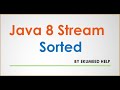 Java 8 Stream || Sorted Example - 4