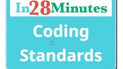 Code Quality - What are Coding Standards?