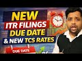 🚨 New ITR Due Dates &amp; TCS Rates | Budget 2026 Explained 🔥