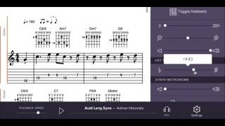 Transpose All - Tab Sync View - TrueFire