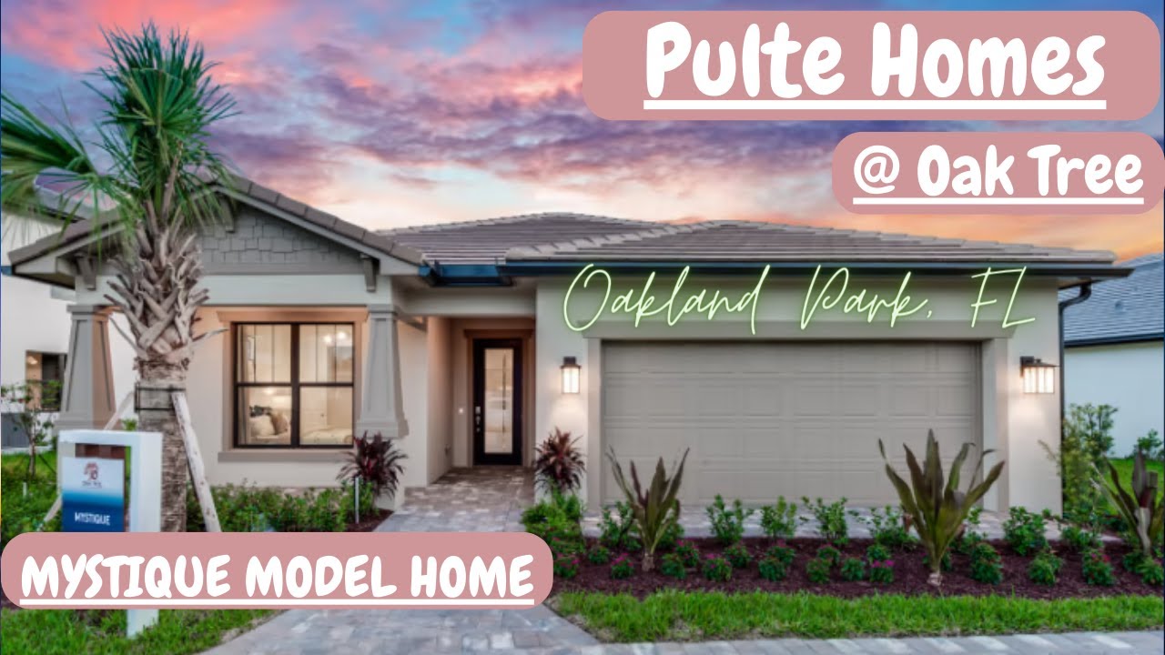 Oakland Park, FL Pulte Homes Mystique Luxury Home Model Tour 24 Bedrooms 2 Bathrooms