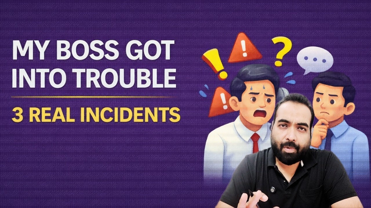 3 Real Incidents Where My Boss Got Into Trouble | Lessons Every Banker Must Learn